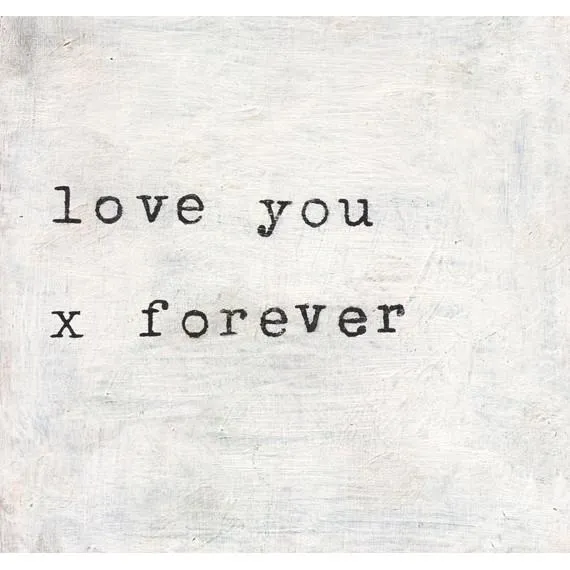 Sugarboo Art Print: Love You x Forever