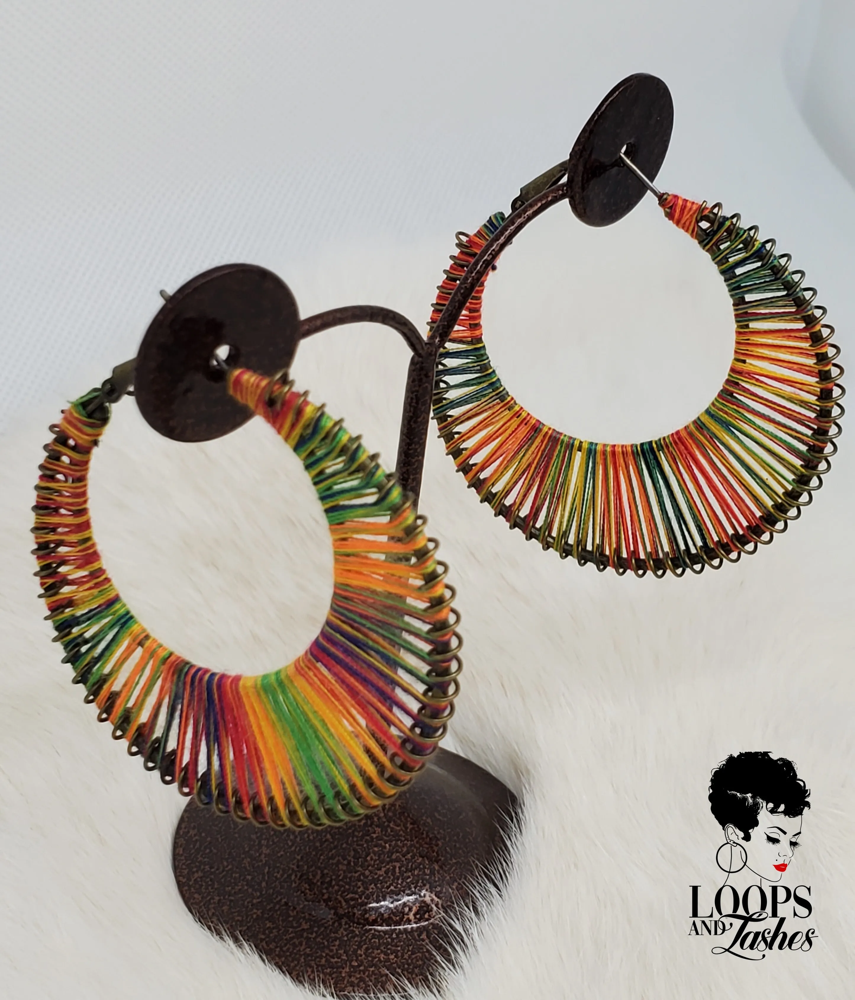 Sundress Hoop Earrings