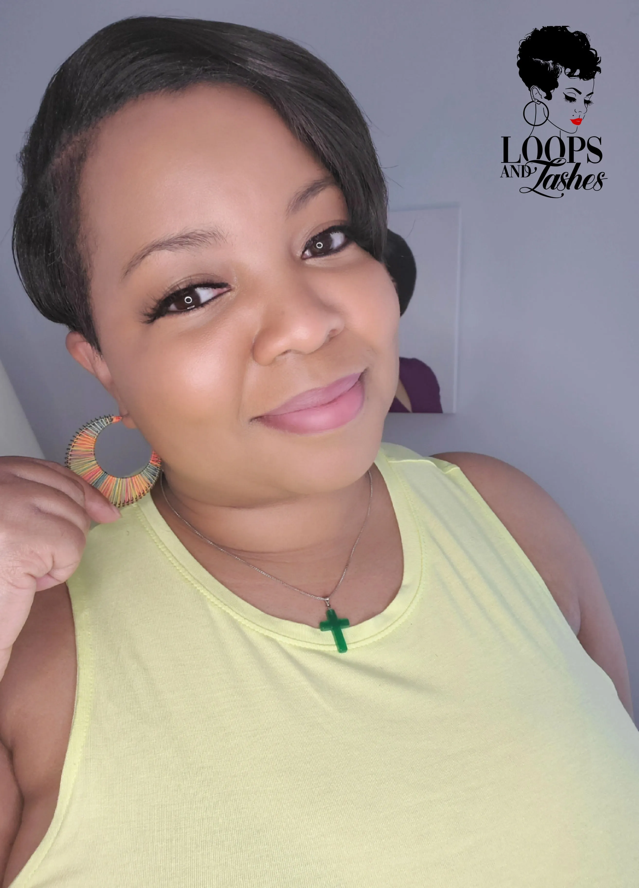 Sundress Hoop Earrings