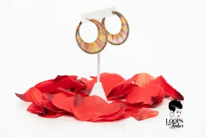Sundress Hoop Earrings