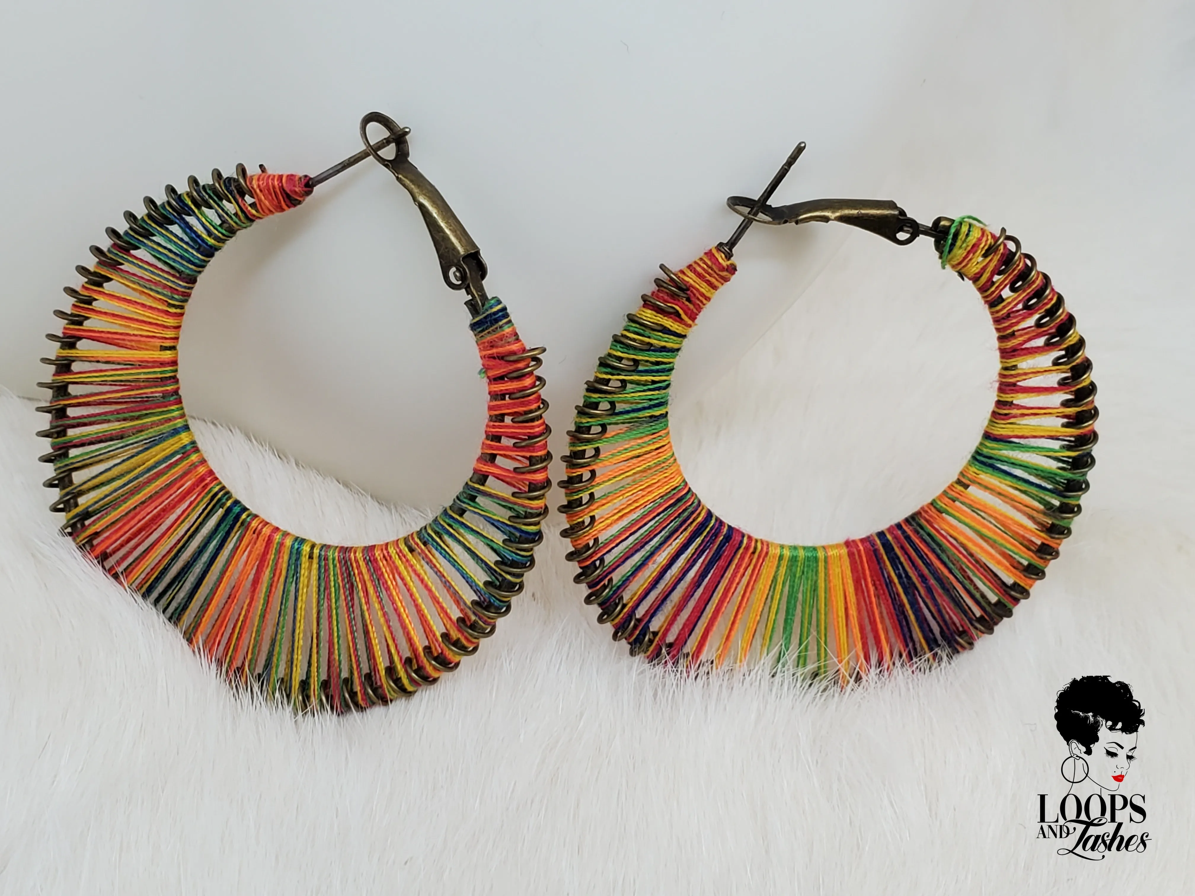 Sundress Hoop Earrings