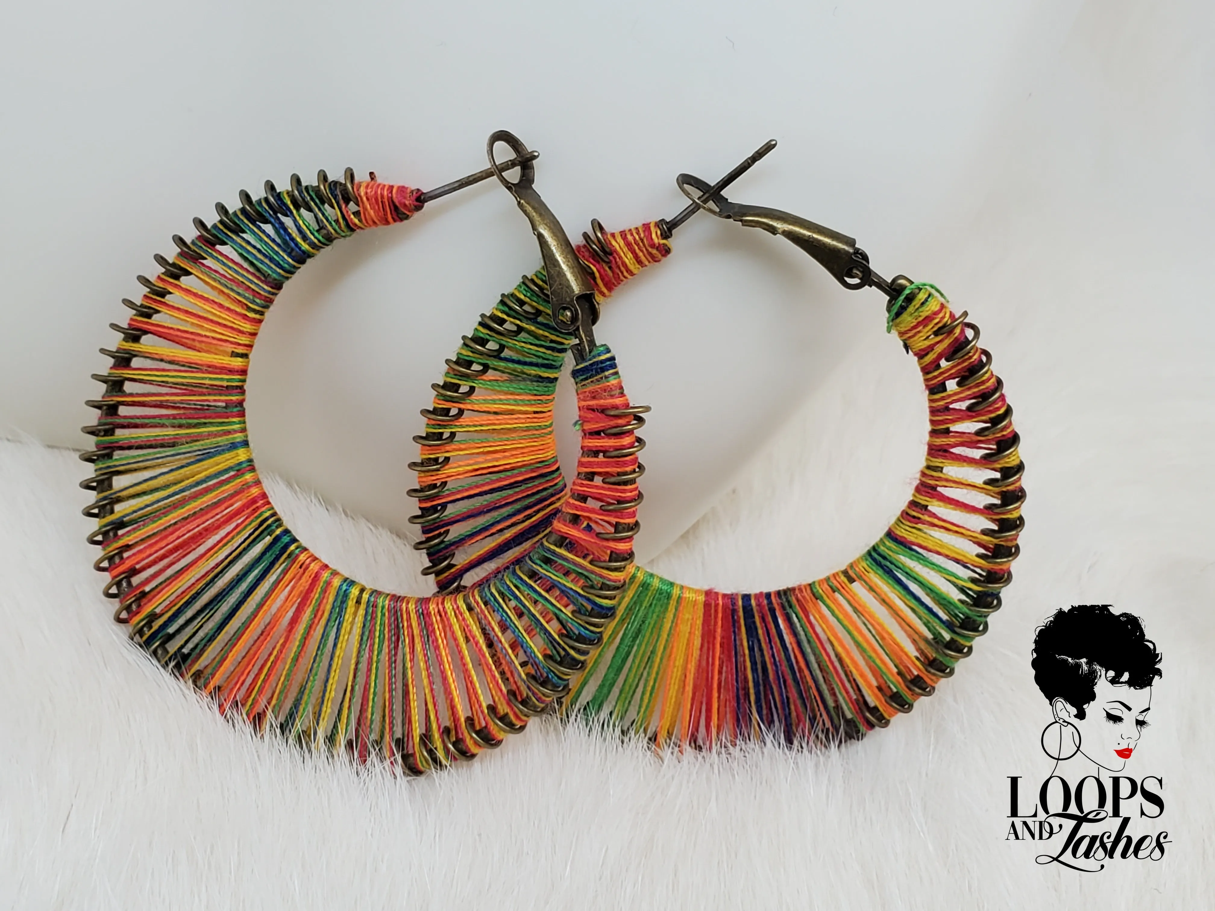 Sundress Hoop Earrings