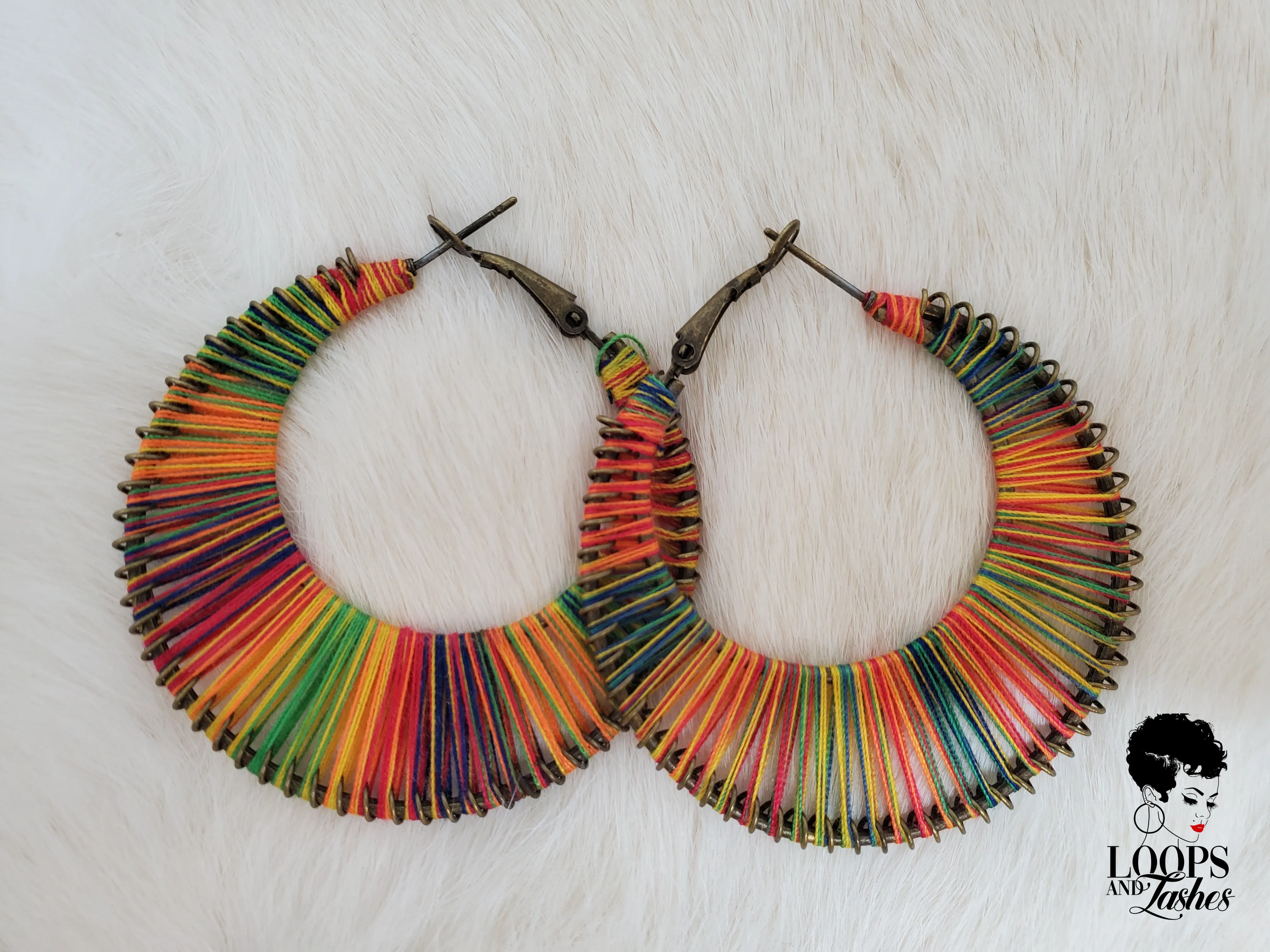 Sundress Hoop Earrings