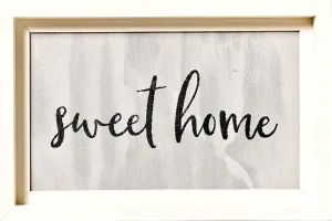 Sweet Home / 18x12 Reclaimed Wood Framed Wall Art
