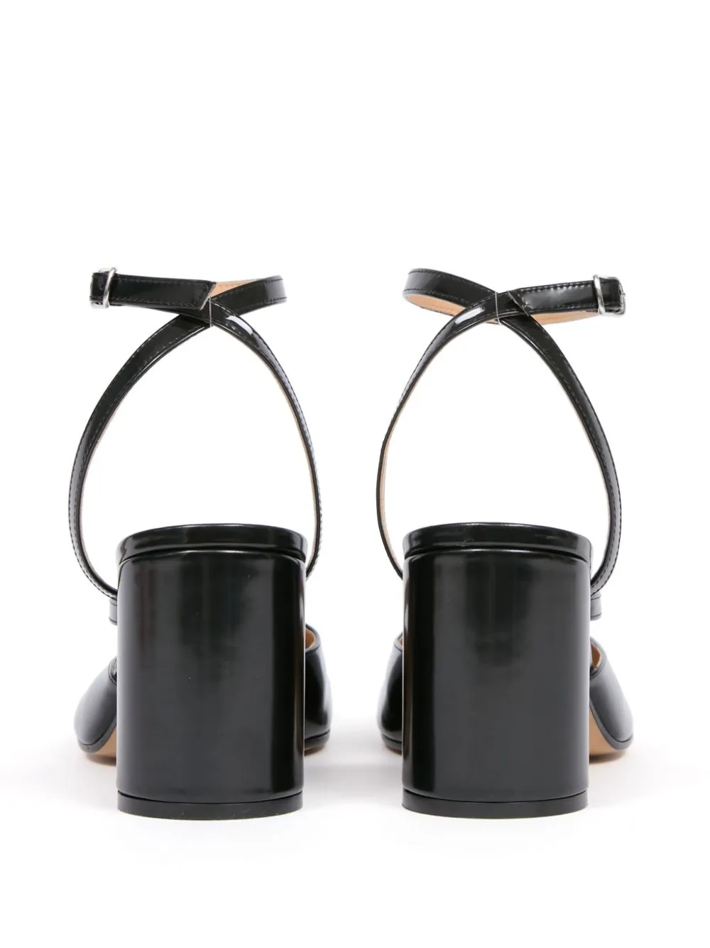 Tabi leather heel sandals