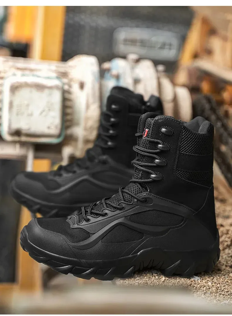 Tactical Boots - Special Forces Field Man Boot, Lightweight, Outdoor, Non-Slip Men Shoes