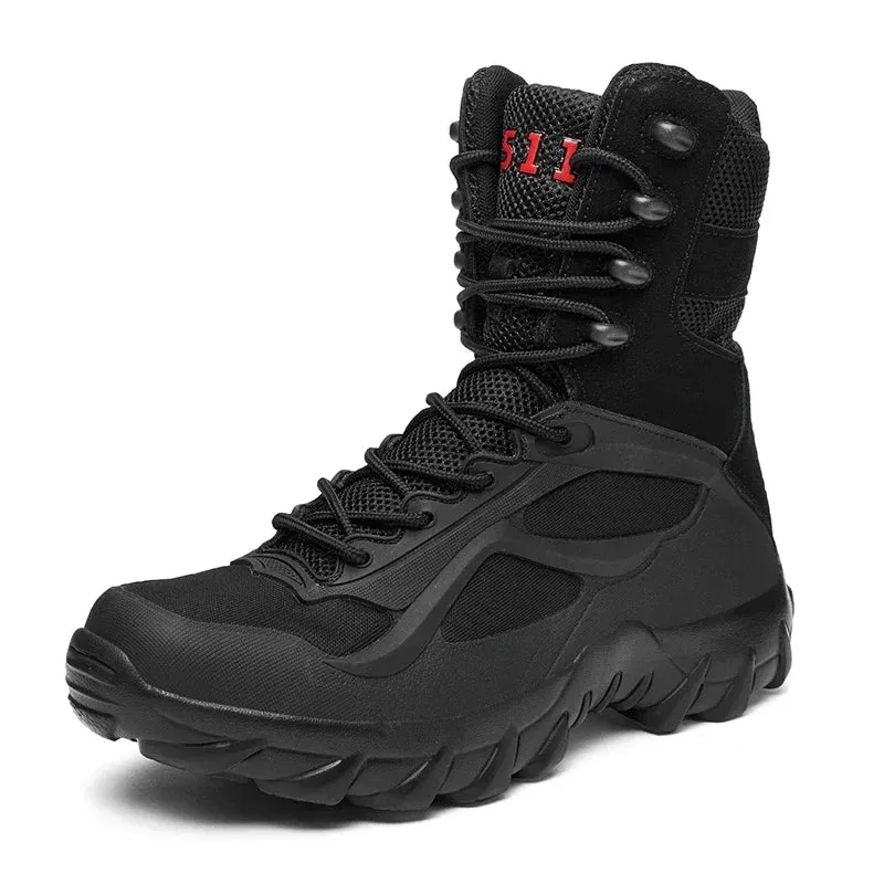 Tactical Boots - Special Forces Field Man Boot, Lightweight, Outdoor, Non-Slip Men Shoes