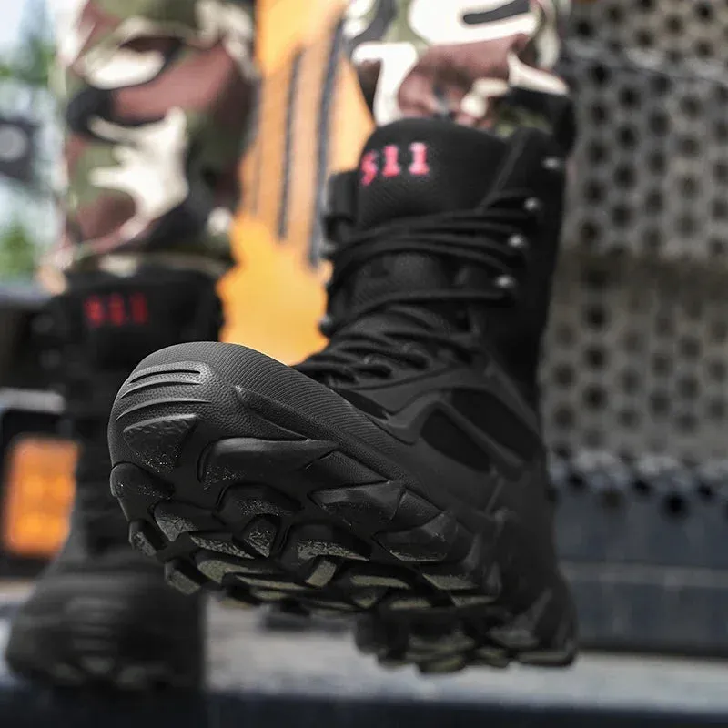 Tactical Boots - Special Forces Field Man Boot, Lightweight, Outdoor, Non-Slip Men Shoes