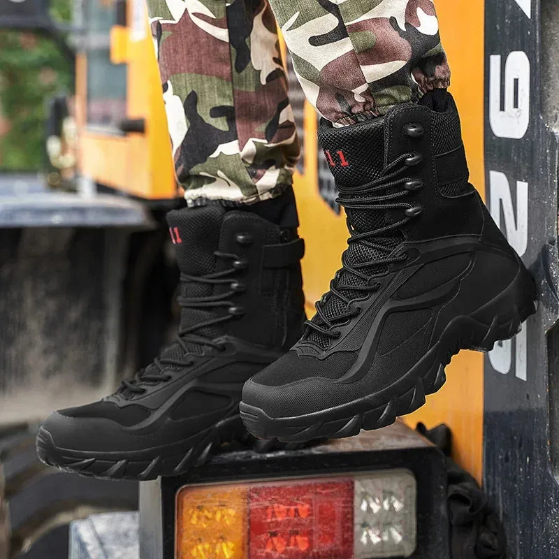 Tactical Boots - Special Forces Field Man Boot, Lightweight, Outdoor, Non-Slip Men Shoes