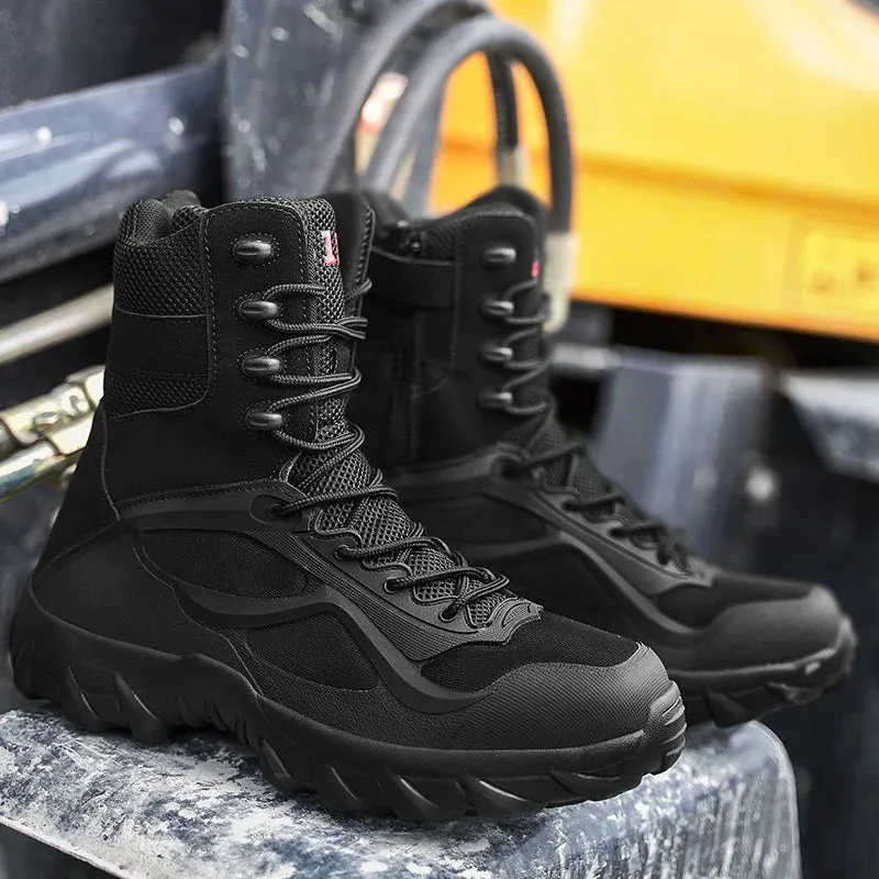 Tactical Boots - Special Forces Field Man Boot, Lightweight, Outdoor, Non-Slip Men Shoes