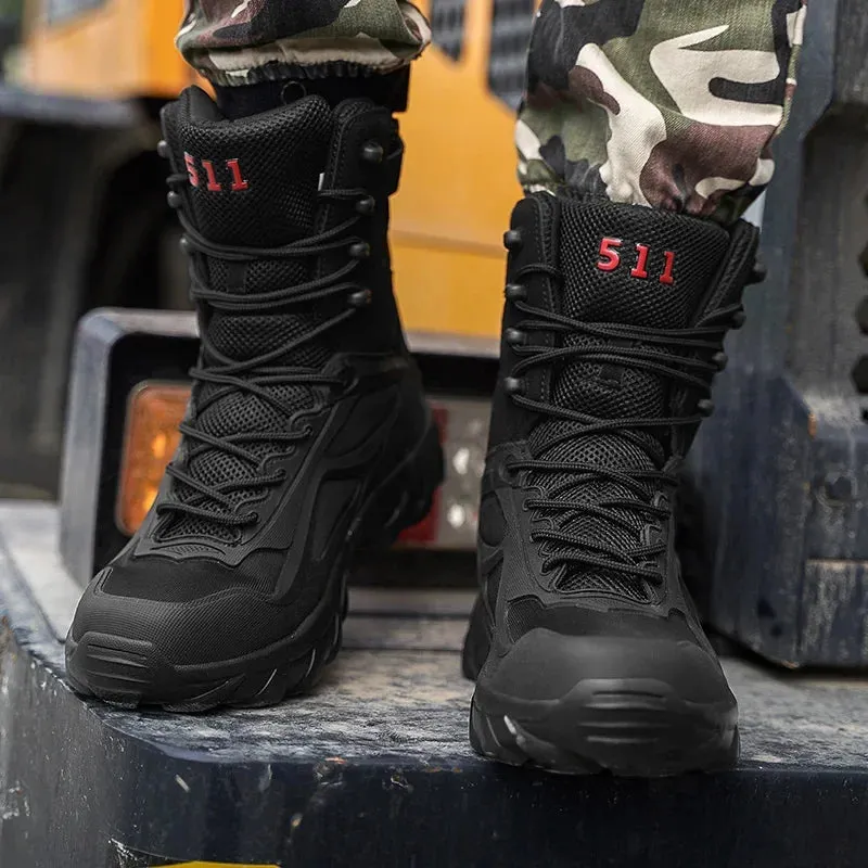 Tactical Boots - Special Forces Field Man Boot, Lightweight, Outdoor, Non-Slip Men Shoes