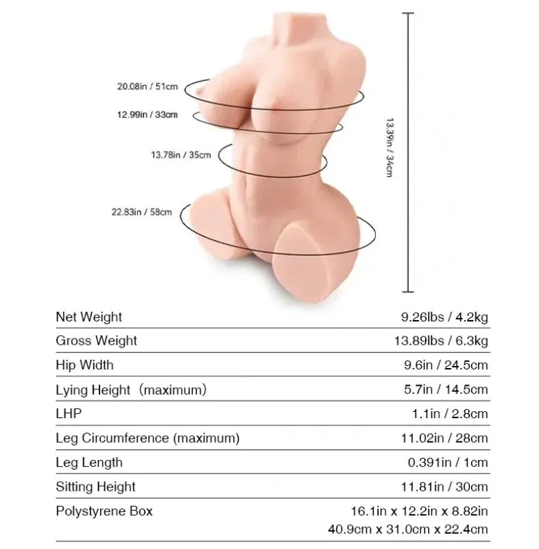 Tantaly DITA Mini Body Sex doll - FAIR