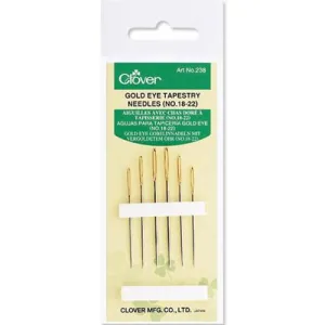 Tapestry Needle 18/22 Gold Eye no. 238-- Clover