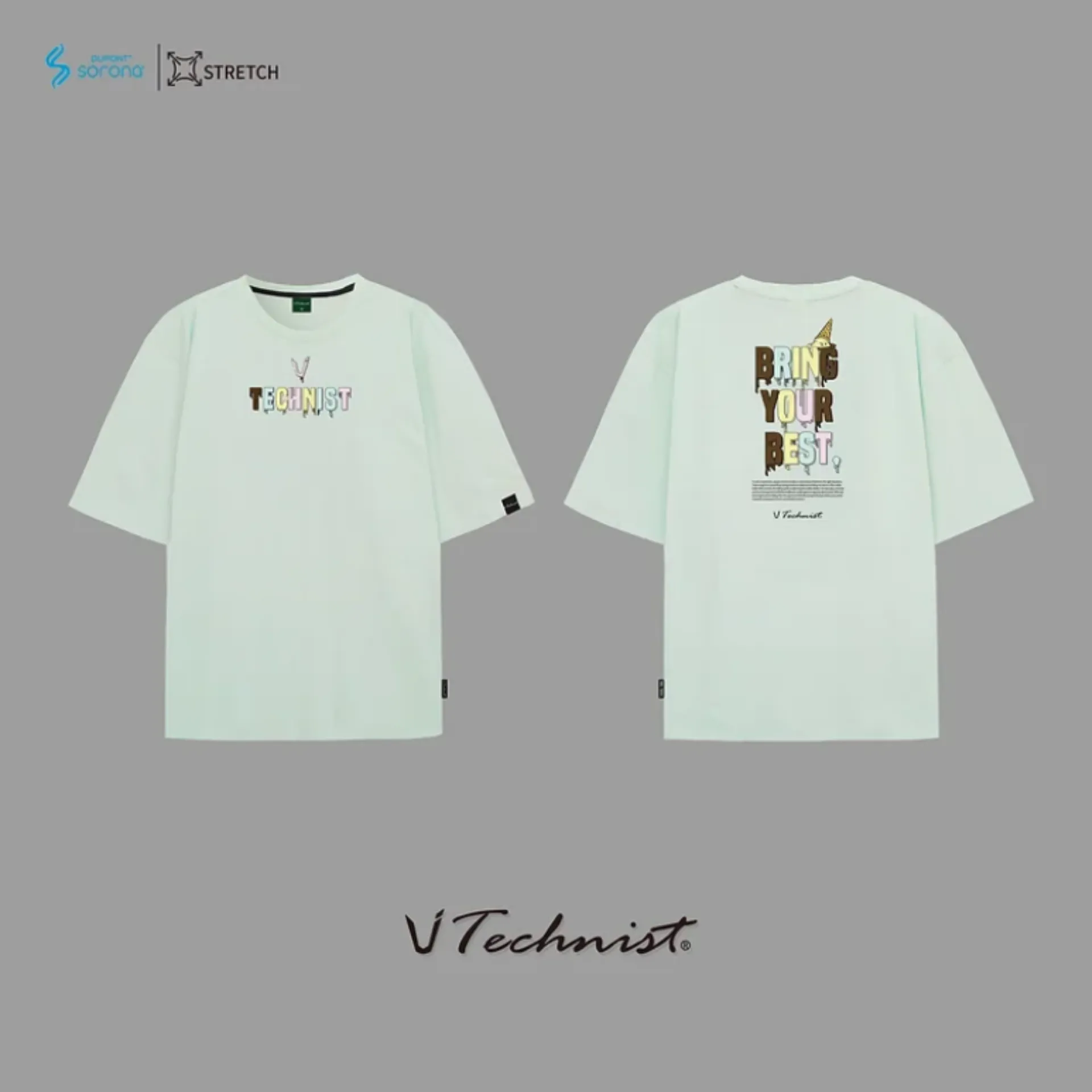 Technist TNT5513 Unisex Cotton Like Tshirt [Mint]