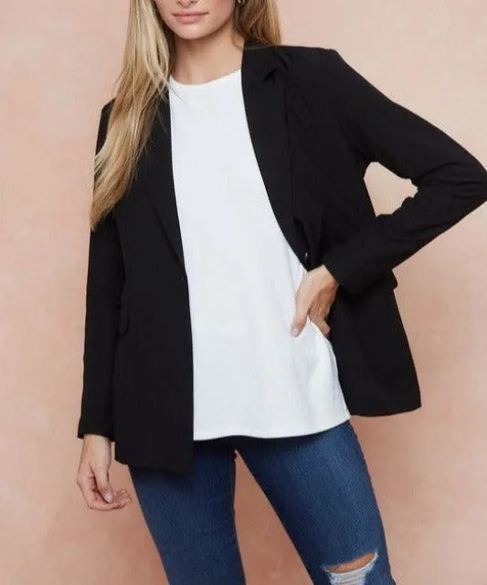 The Boss Black Lightweight Blazer