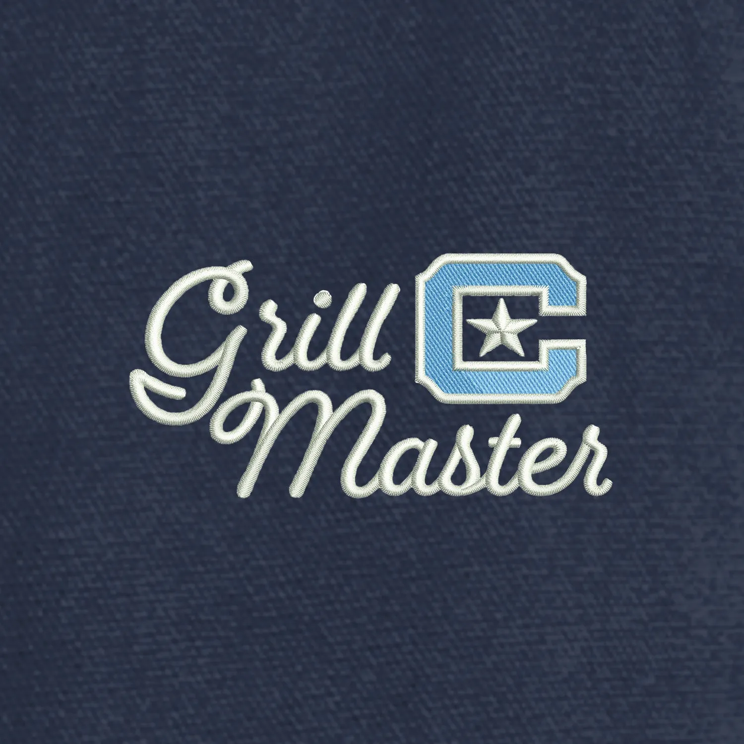 The Citadel, Grill Master, C Star, Embroidered Port Authority® Canvas Full-Length Two-Pocket Apron