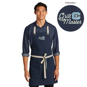 The Citadel, Grill Master, C Star, Embroidered Port Authority® Canvas Full-Length Two-Pocket Apron