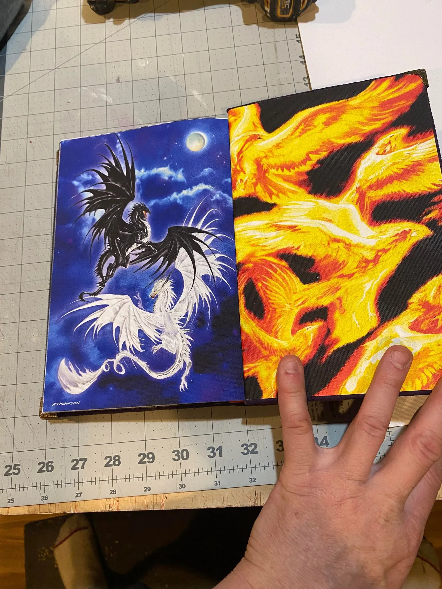 The Grand Book of Dragons Handmade Art By Ruth Thompson