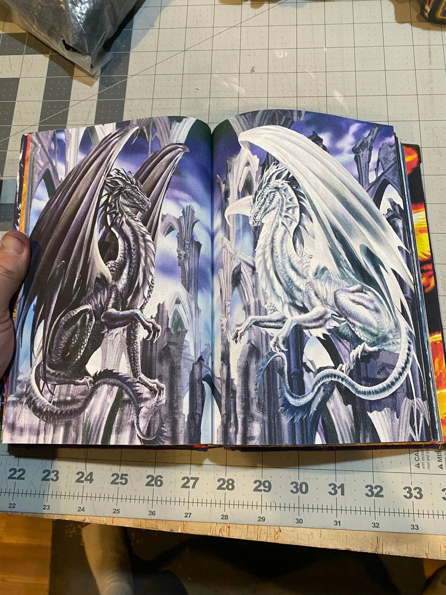 The Grand Book of Dragons Handmade Art By Ruth Thompson