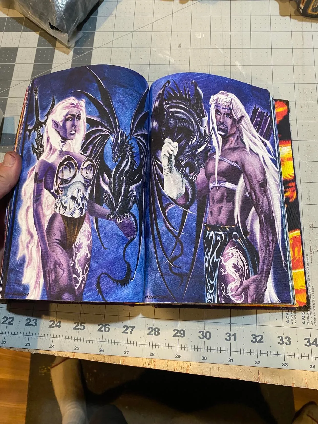 The Grand Book of Dragons Handmade Art By Ruth Thompson