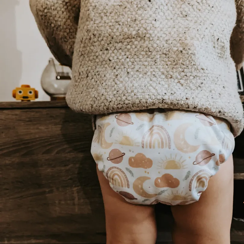The Nappy Den Doodle - Nappy Wrap - Love You To The Moon