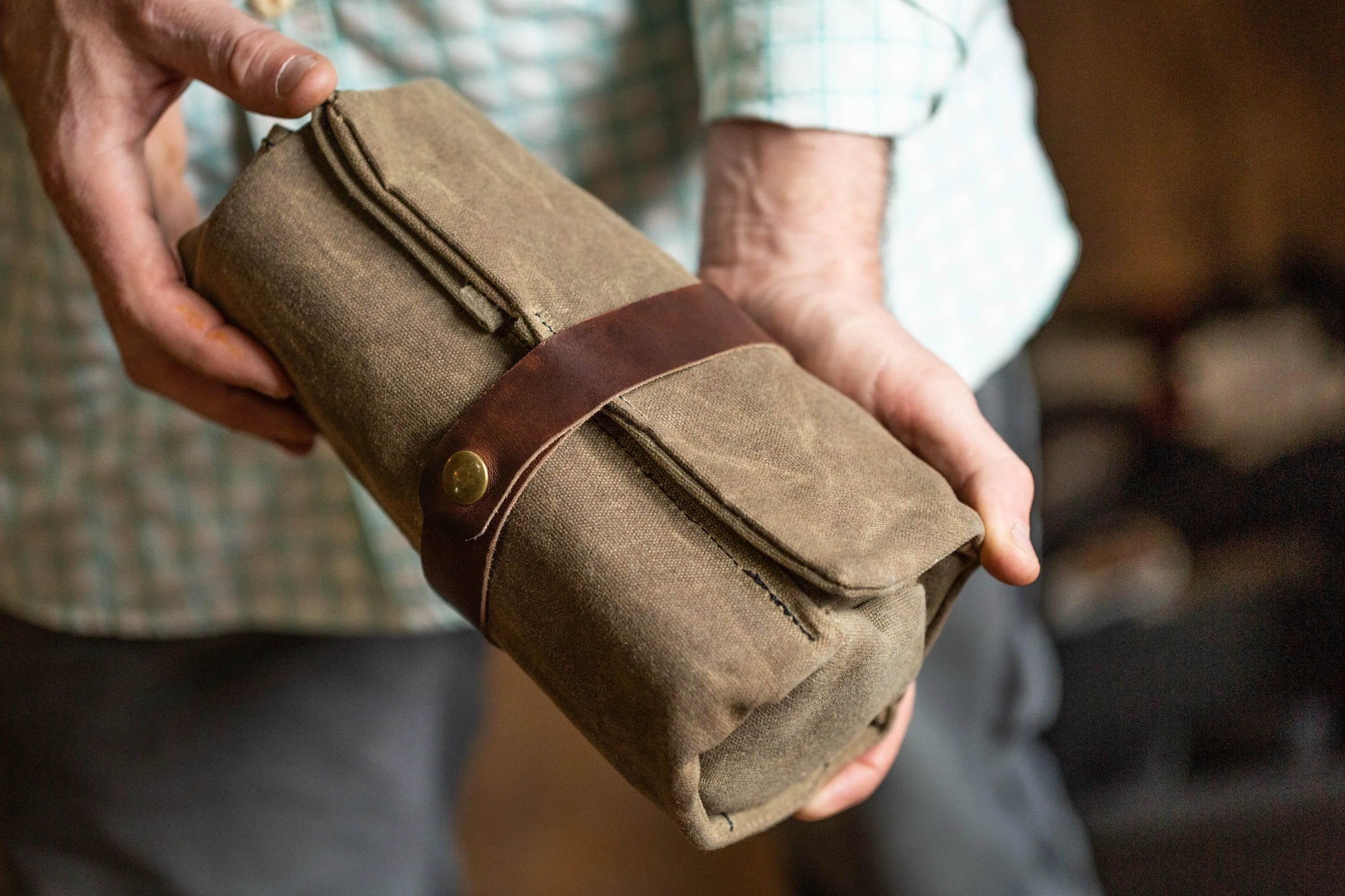 The Wholesale Traveling Mixologist - Waxed Canvas Roll Only