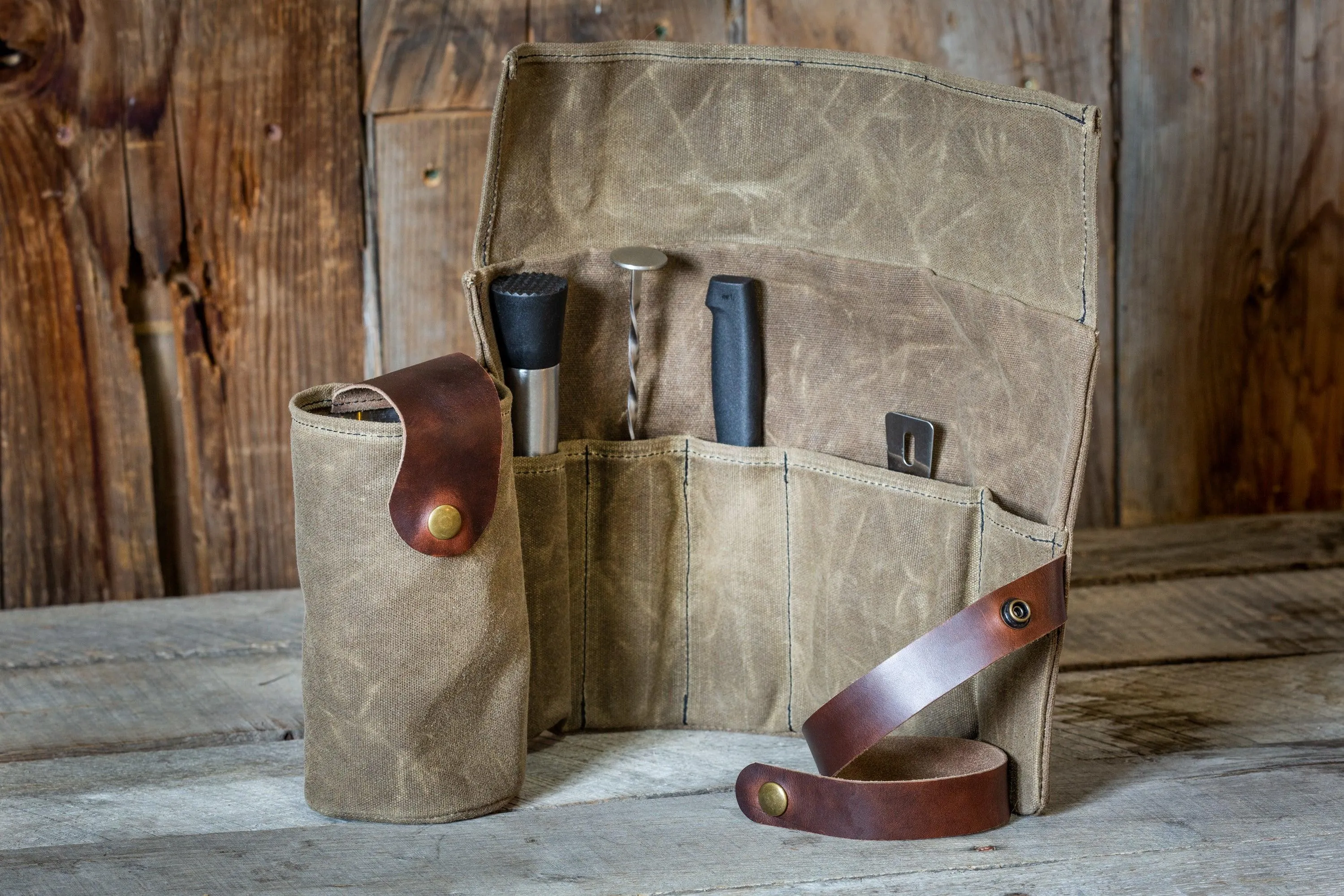The Wholesale Traveling Mixologist - Waxed Canvas Roll Only