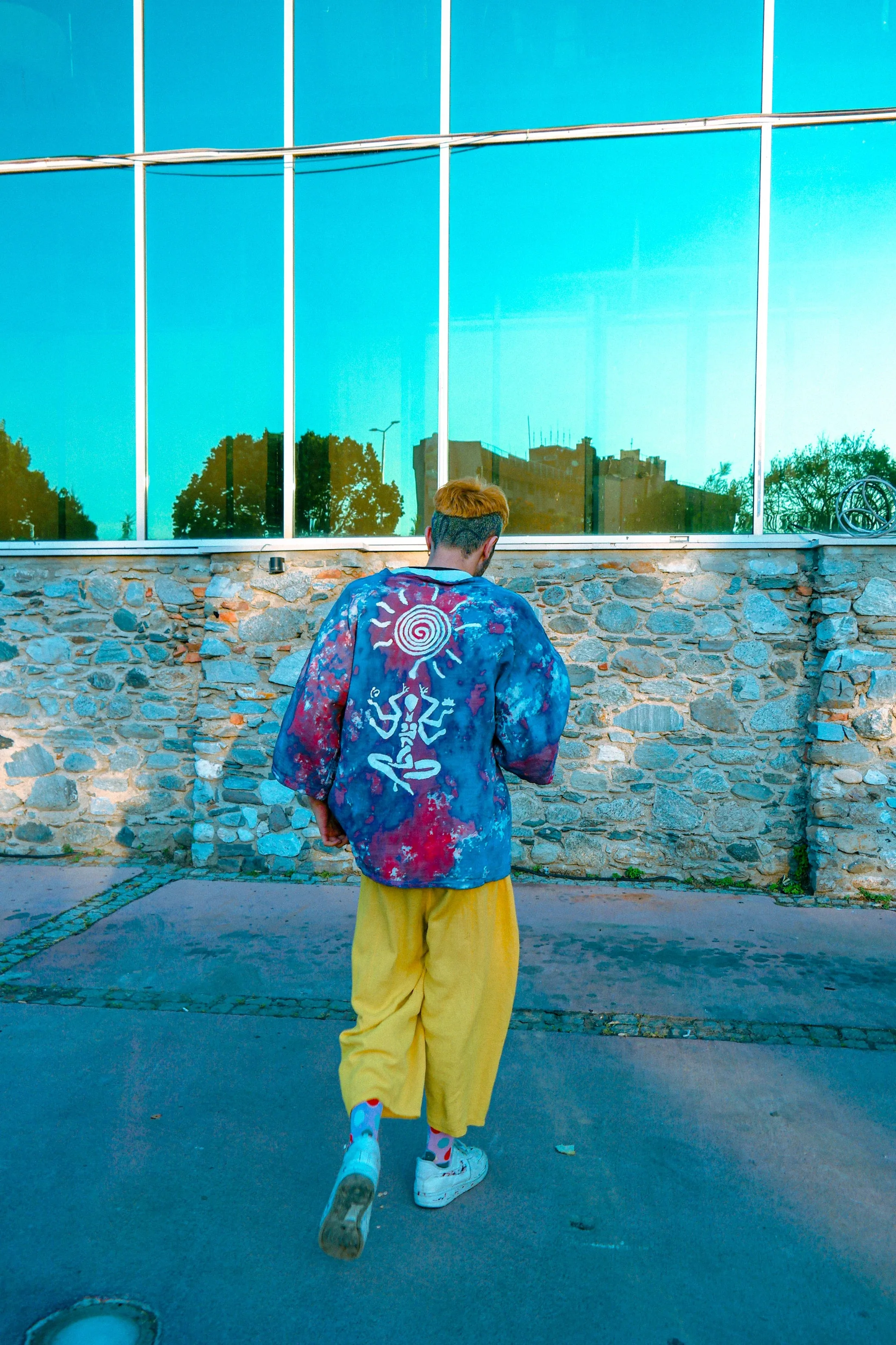 Tie-Dye Muslin Kimono