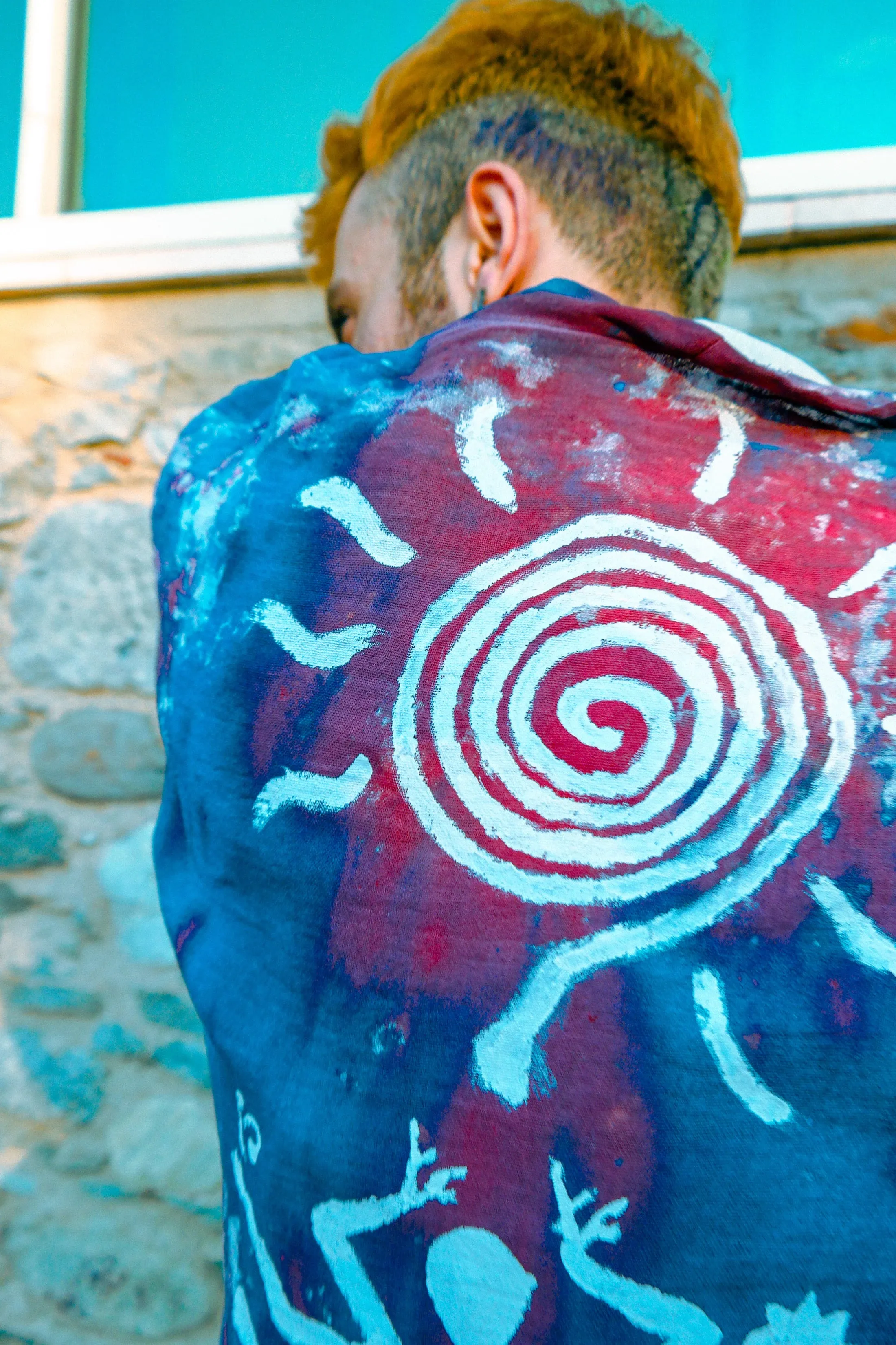 Tie-Dye Muslin Kimono