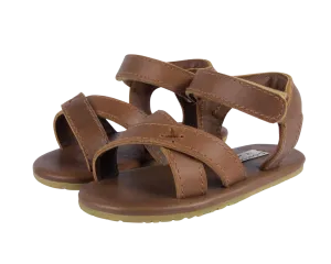 Tobi Sandals | Cognac Classic Leather