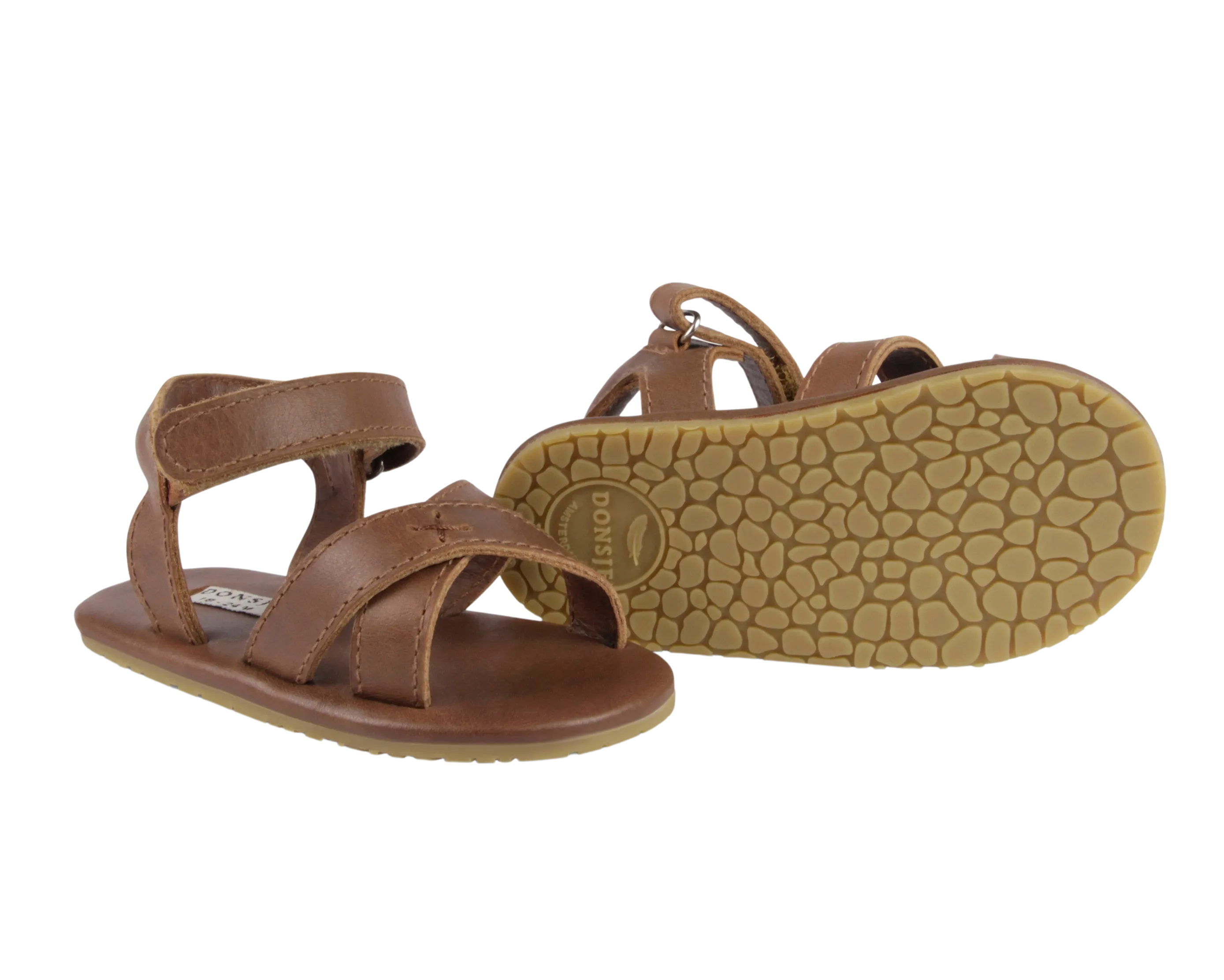 Tobi Sandals | Cognac Classic Leather