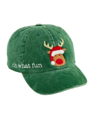 Toddler Christmas Baseball Hat - Green