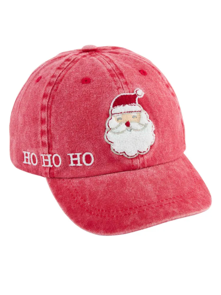 Toddler Christmas Baseball Hat - Red