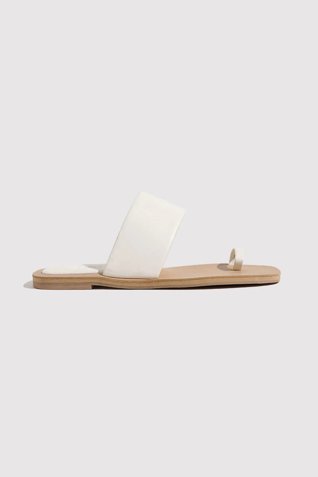 Toe Strap Square Toe Padded Sandals
