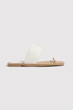 Toe Strap Square Toe Padded Sandals
