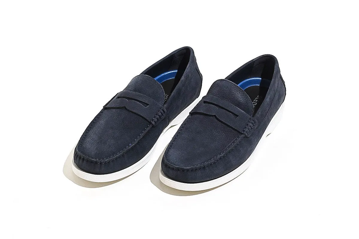 Tommaso Navy Penny Loafer