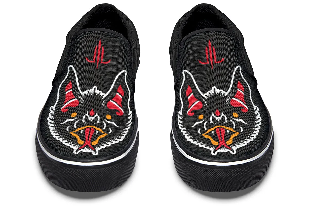 Traditional Bat Slip On Shoes