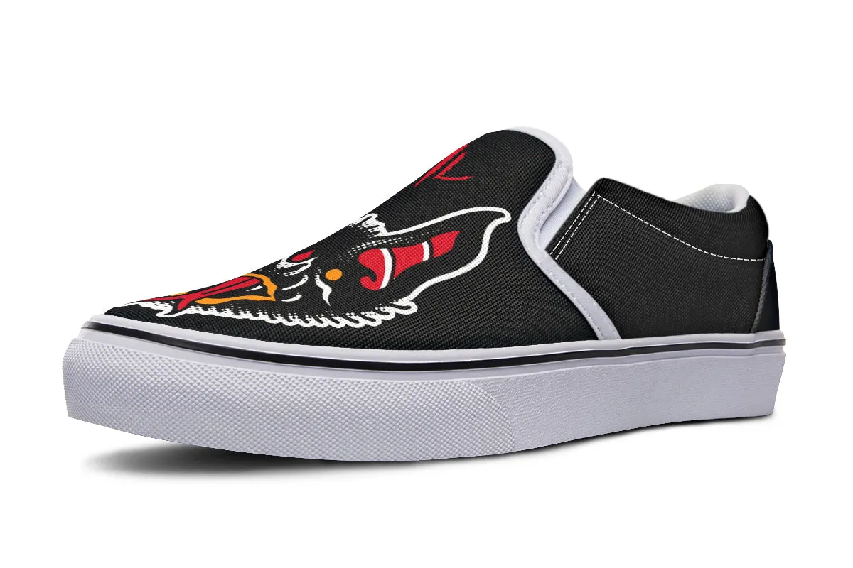 Traditional Bat Slip On Shoes