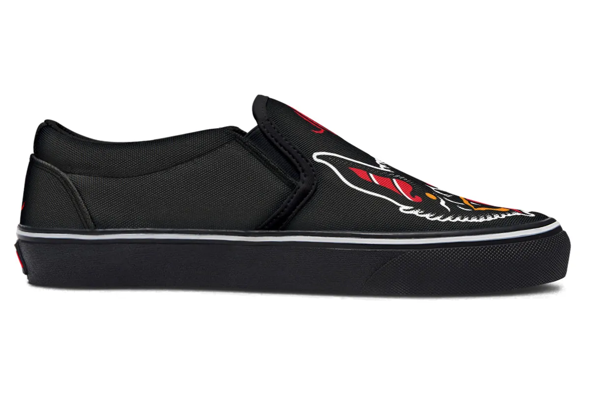 Traditional Bat Slip On Shoes