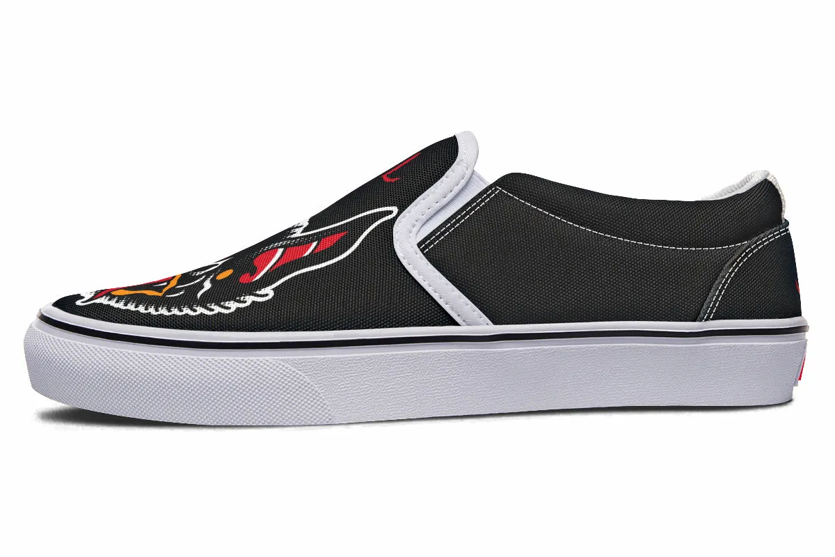 Traditional Bat Slip On Shoes