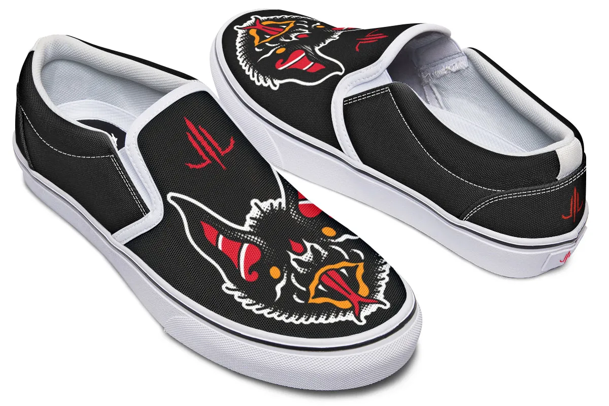 Traditional Bat Slip On Shoes