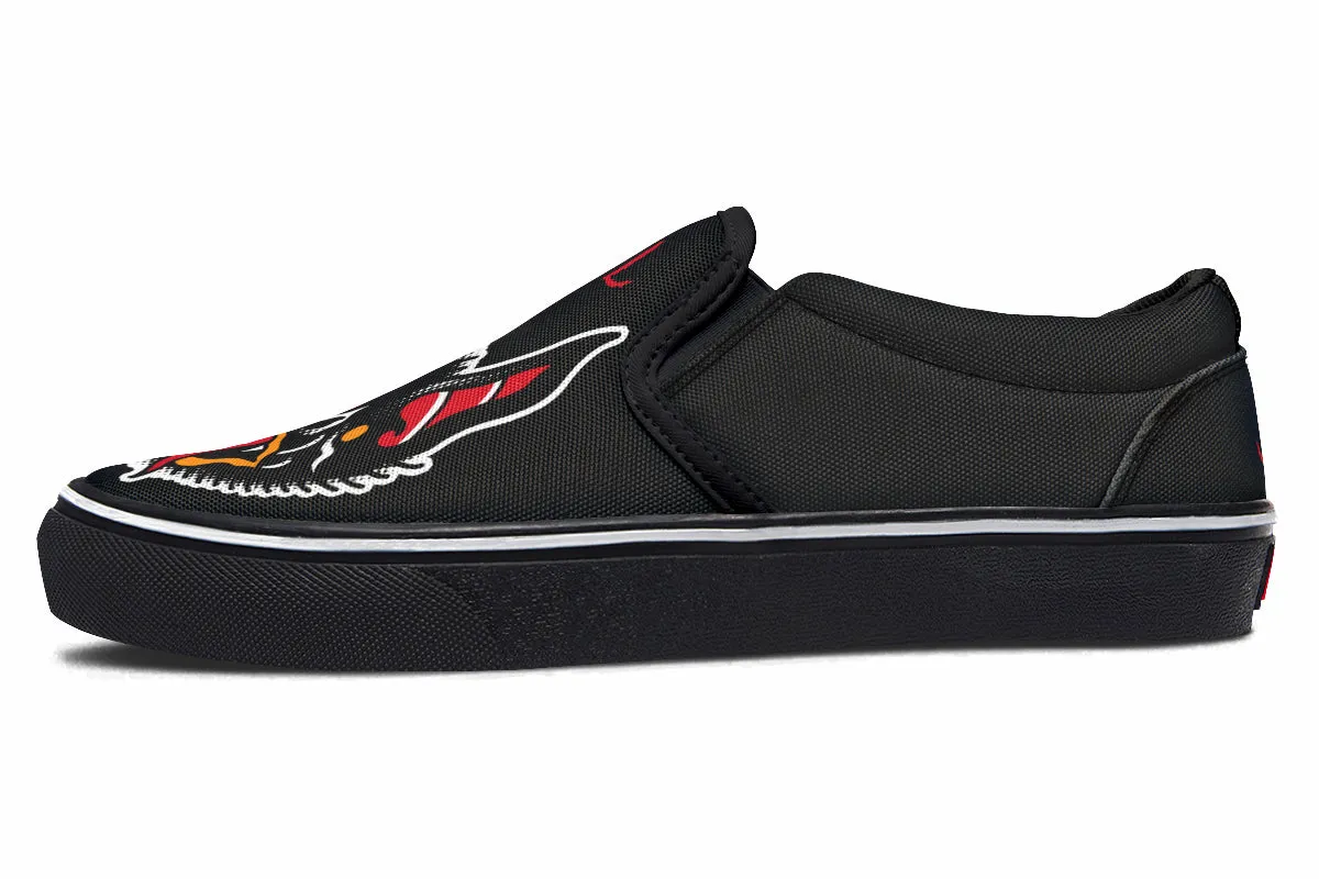 Traditional Bat Slip On Shoes