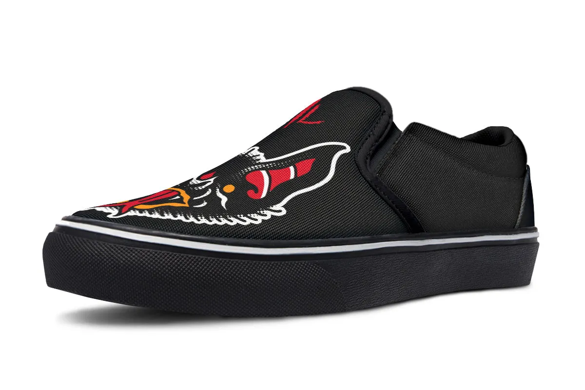 Traditional Bat Slip On Shoes