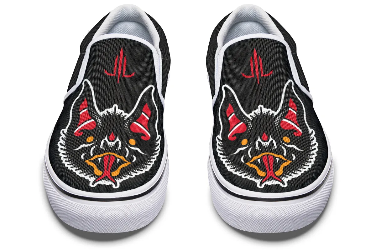 Traditional Bat Slip On Shoes