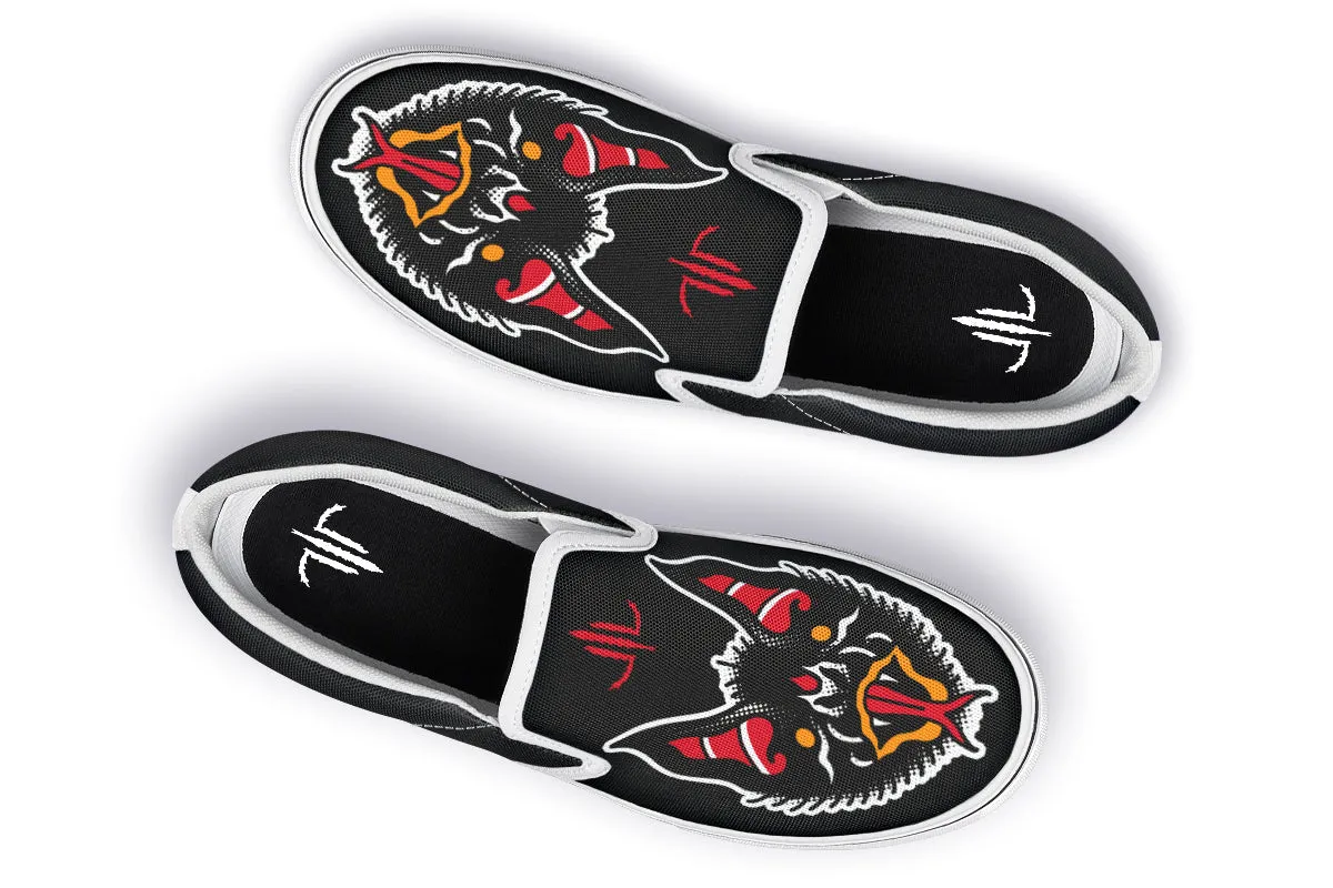 Traditional Bat Slip On Shoes