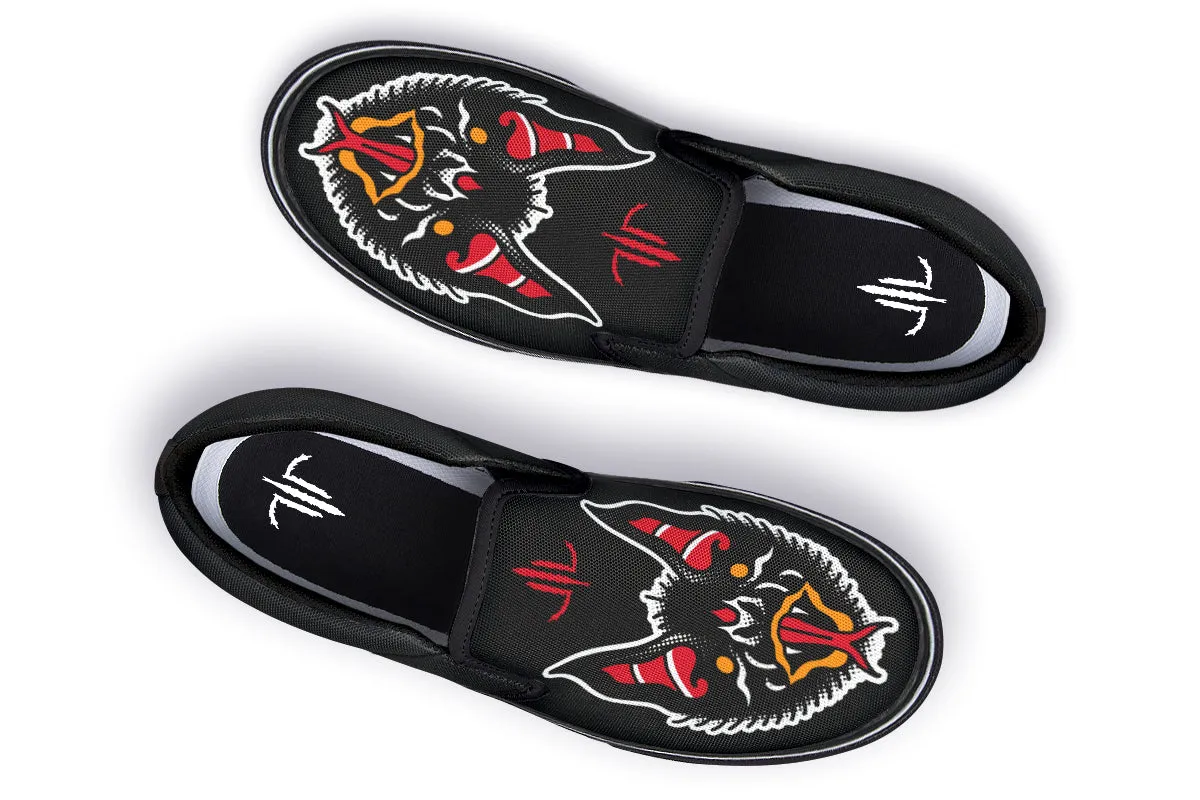 Traditional Bat Slip On Shoes