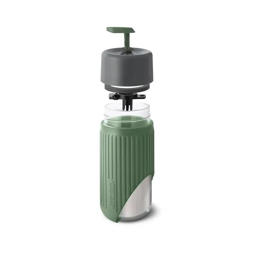 Travel cup Glass Black Blum Granit/Oliv TC-GR010