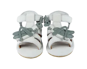 Tuti Sky Sandals | Grasshopper | Light Grey Nubuck