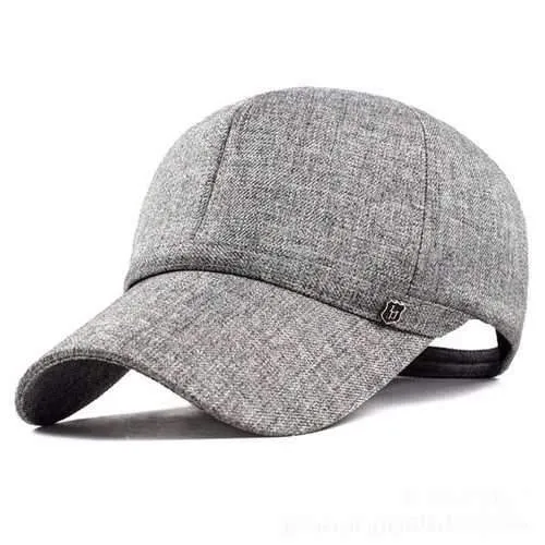 Unisex Leisure Baseball Cap Outdoor Shade Hat Cotton and Linen Fabrics