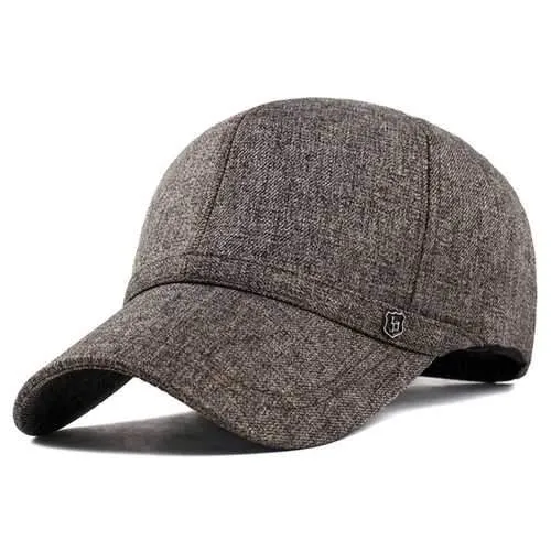 Unisex Leisure Baseball Cap Outdoor Shade Hat Cotton and Linen Fabrics